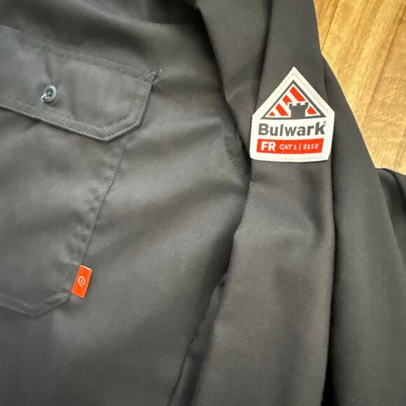 Bulwark IQ Series Flame Resistant Cat 1 Work Shirt Size 3XL - Picture 3 of 8